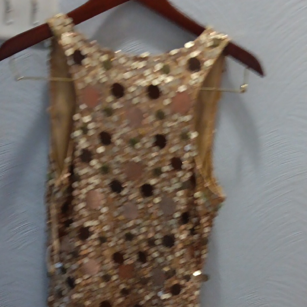 Adrianna Papell Metallic Sequin Mini Dress - Picture 4 of 6